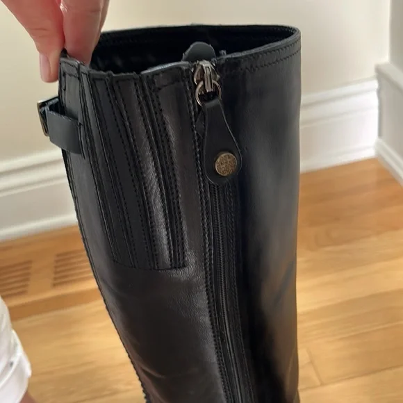 Fabianelli Italian Crafted 100% Leather Knee High Heeled Winter Boots EU 38 - Picture 6 of 12